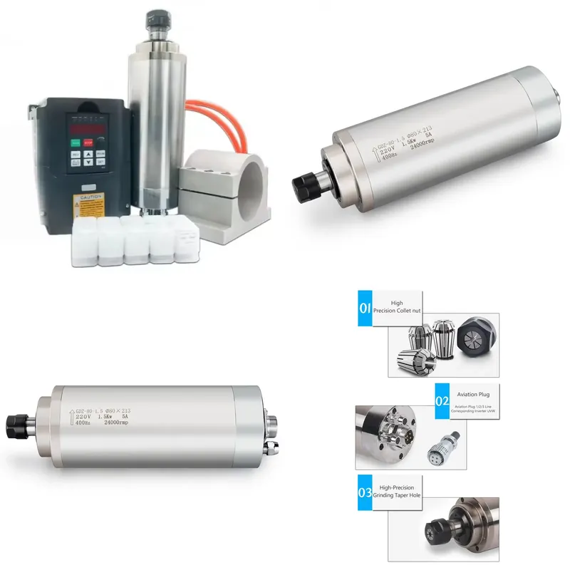 Cnc Spindle Motor - 2026 HOT Round Type 65mm 80mm