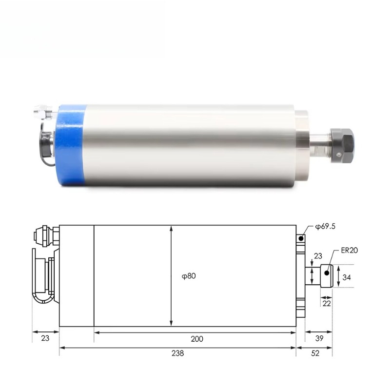 Motor Spindel Berpendingin Air - Cnc Spindle Motor ulasan dan harga