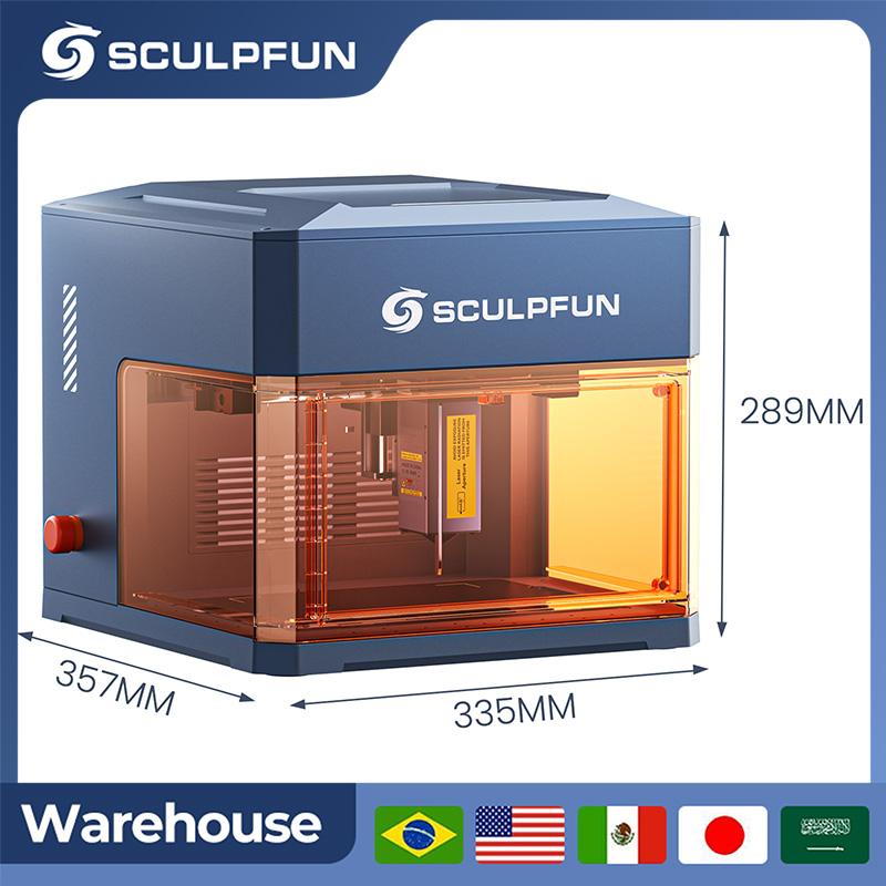 SCULPFUN 12W Diode Laser 1.2W  - Industrial Laser Engraver ulasan dan harga
